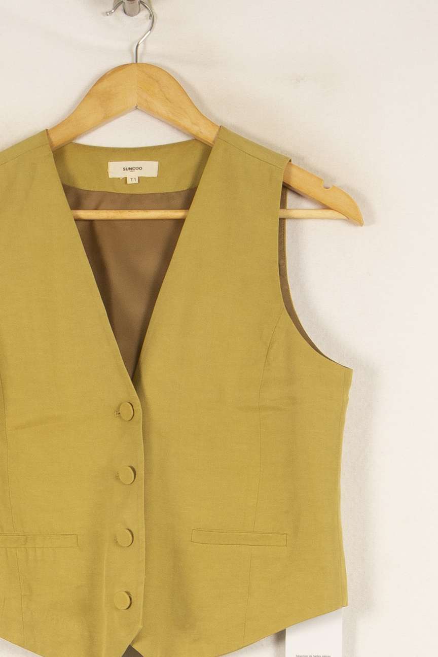 Veste verte/jaune - Taille S/36 de la marque Suncoo | PARAD47751 - Vendu par Paradigme - Image 2