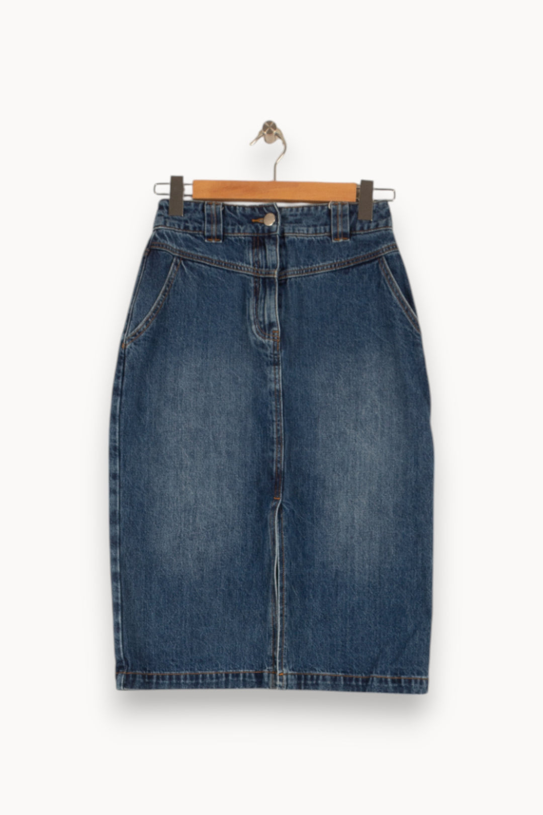 Jupe en jean bleue - Taille S/36 de la marque Suncoo | PARAD47752 - Vendu par Paradigme - Image 1
