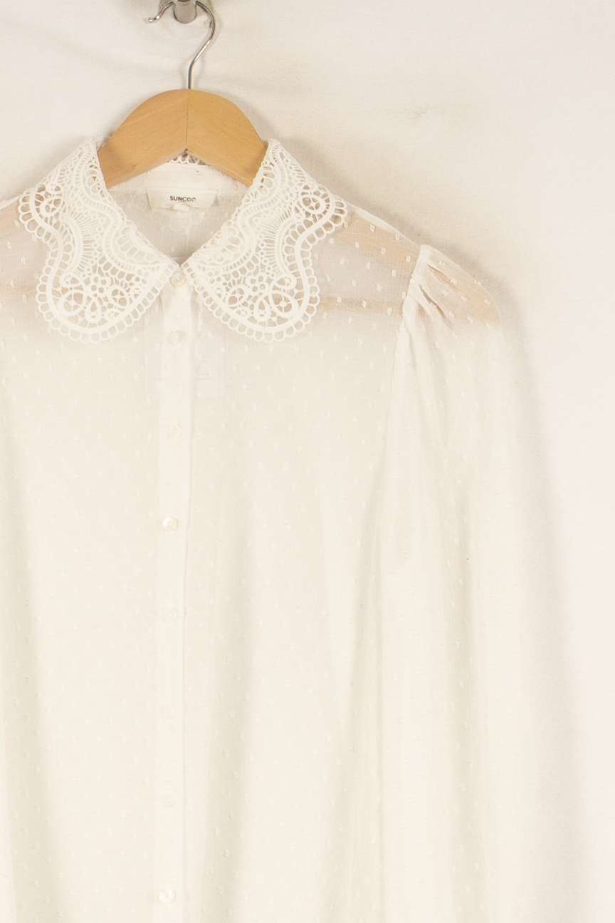 Blouse blanche - Taille S/36 de la marque Suncoo | PARAD47753 - Vendu par Paradigme - Image 2