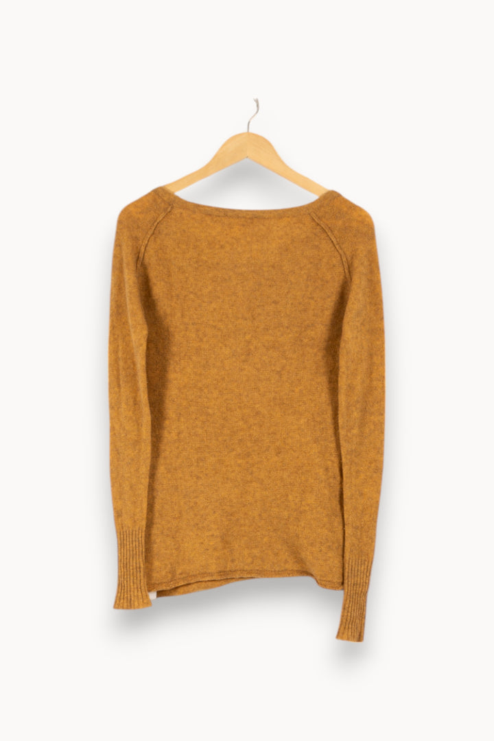 Pull jaune foncé - Taille S/36 de la marque American Vintage | PARAD47755 - Vendu par Paradigme - Image 3