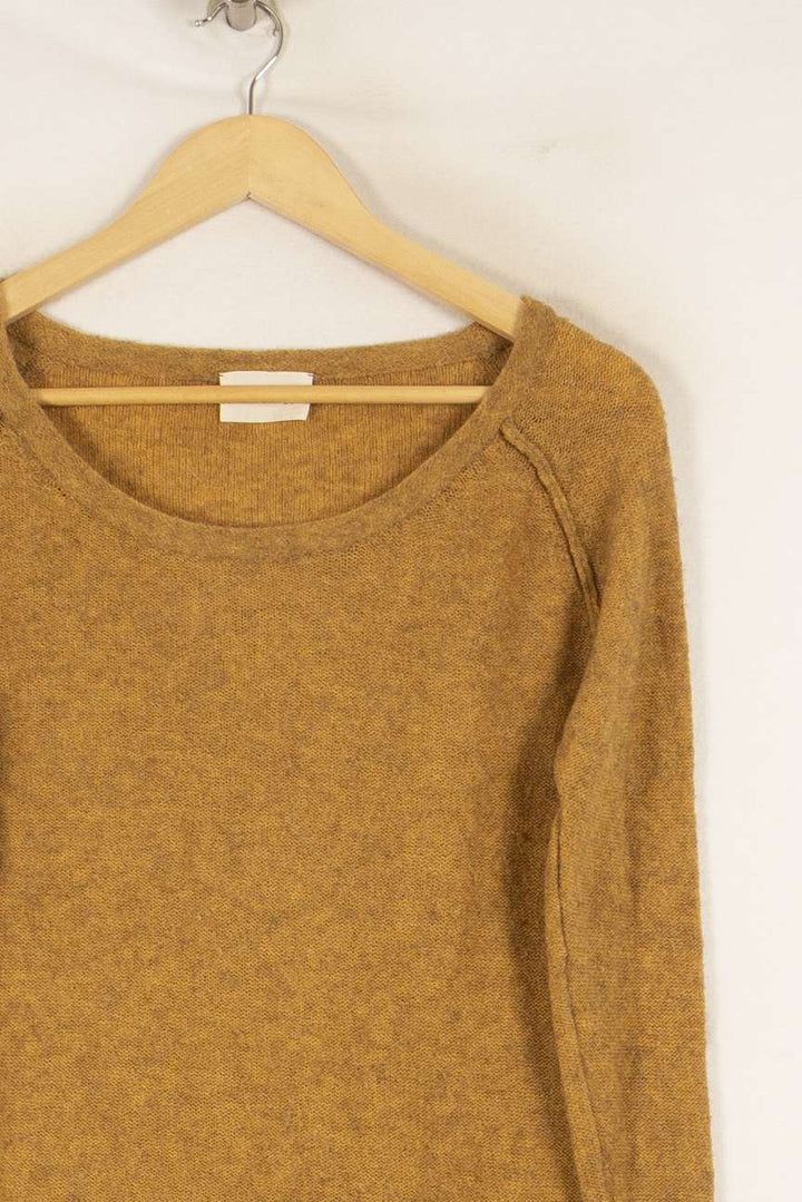 Pull jaune foncé - Taille S/36 de la marque American Vintage | PARAD47755 - Vendu par Paradigme - Image 2
