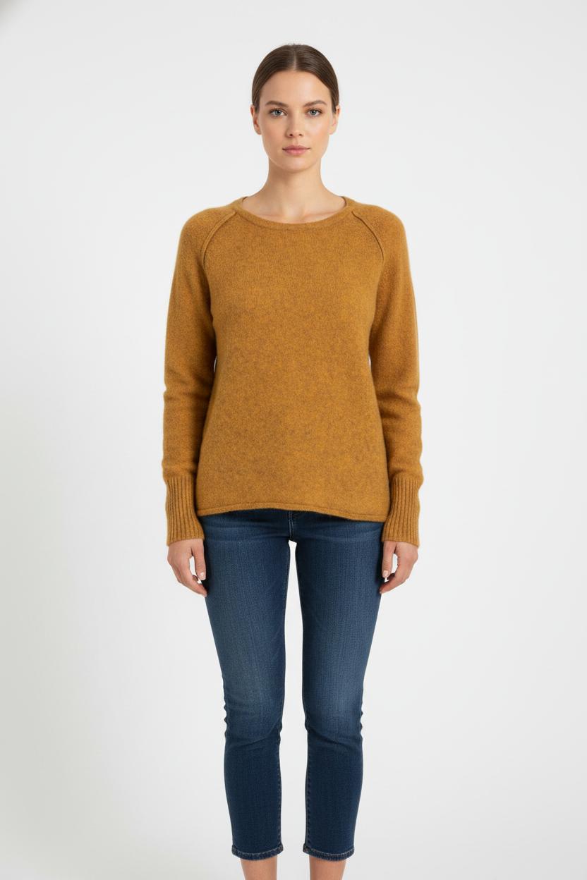 Pull jaune foncé - Taille S/36