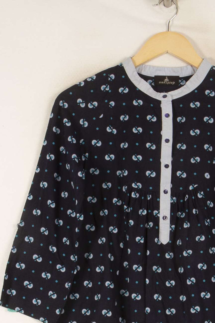 Blouse Bleue - Taille S/36 de la marque One Step | PARAD47756 - Vendu par Paradigme - Image 3