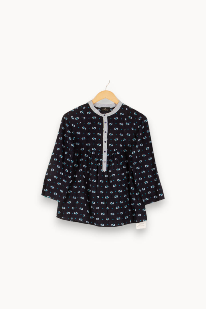 Blouse Bleue - Taille S/36 de la marque One Step | PARAD47756 - Vendu par Paradigme - Image 2