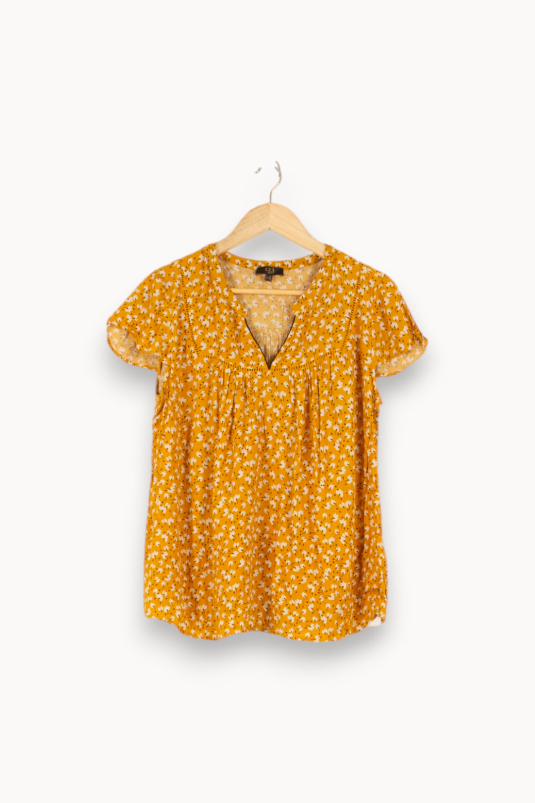 Top & Débardeur Jaune - Taille 40/L de la marque Maison 123 | PARAD47757 - Vendu par Paradigme - Image 2