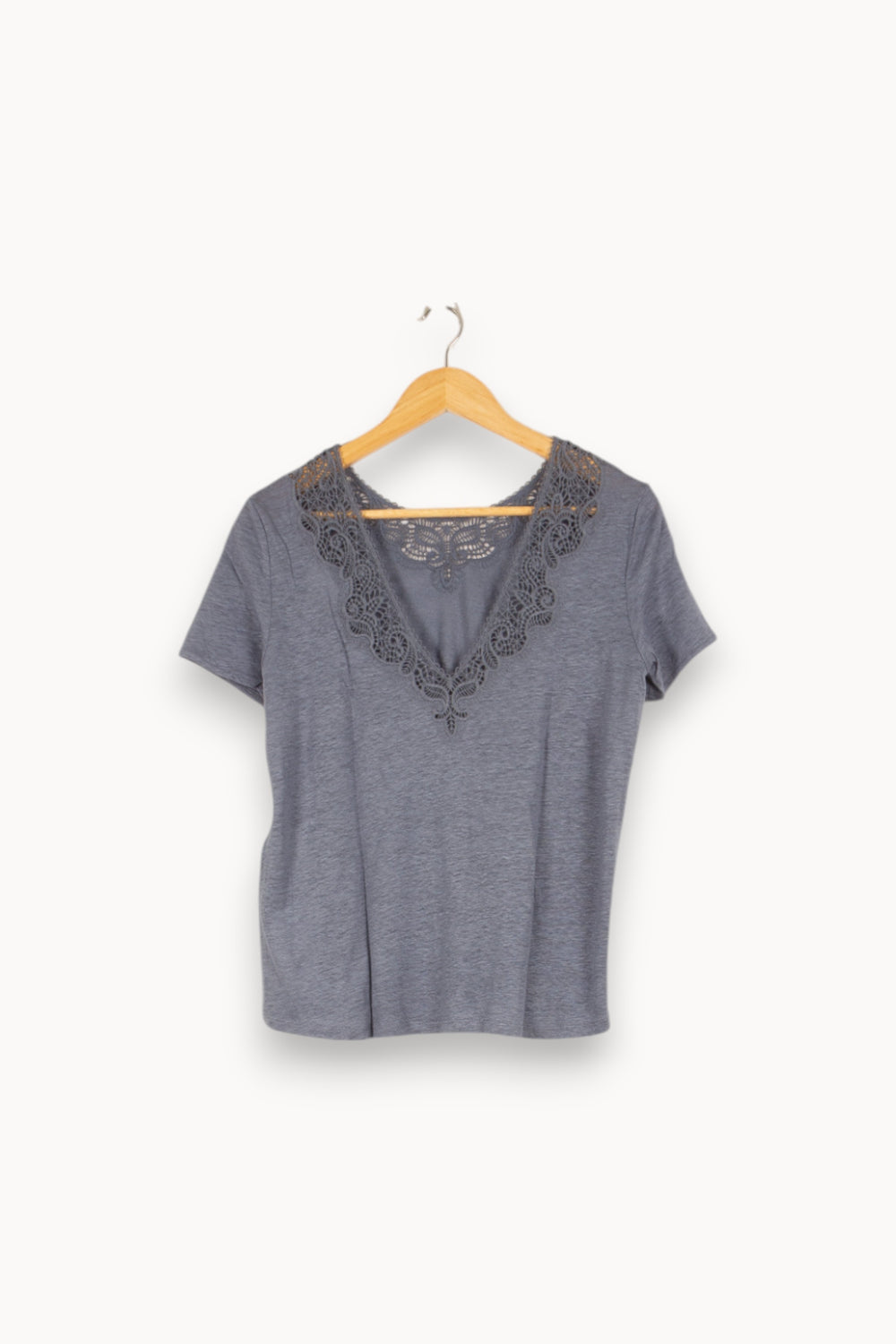 T-shirt bleu - Taille M/38 de la marque Sézane | PARAD47781 - Vendu par Paradigme - Image 1