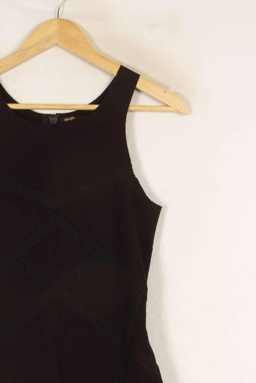 Robe noire - Taille L/40 de la marque Maje | PARAD47795 - Vendu par Paradigme - Image 2