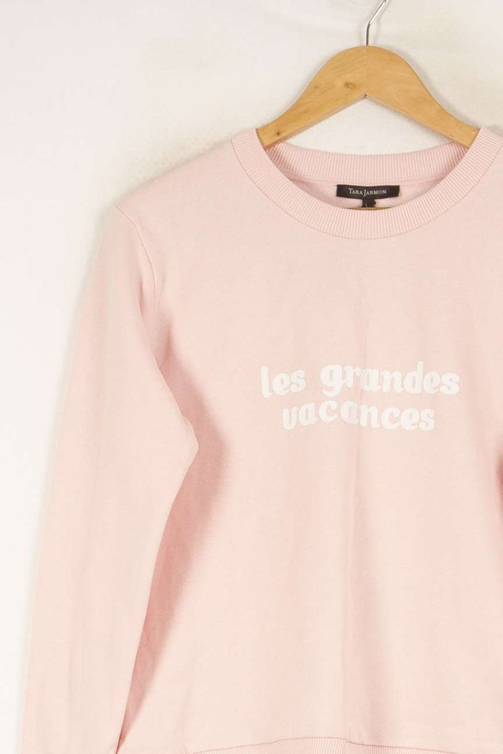 Sweat rose - Taille L/40 de la marque Tara Jarmon | PARAD47808 - Vendu par Paradigme - Image 2