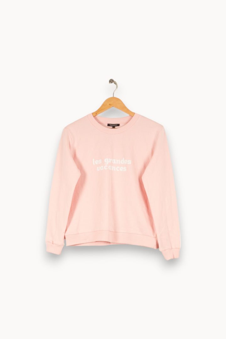 Sweat rose - Taille L/40 de la marque Tara Jarmon | PARAD47808 - Vendu par Paradigme - Image 1