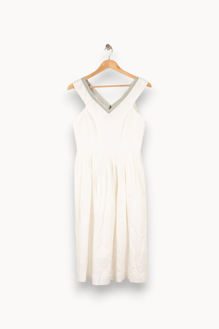 Robe blanche - Taille M/38 de la marque Tara Jarmon | PARAD47809 - Vendu par Paradigme - Image 1