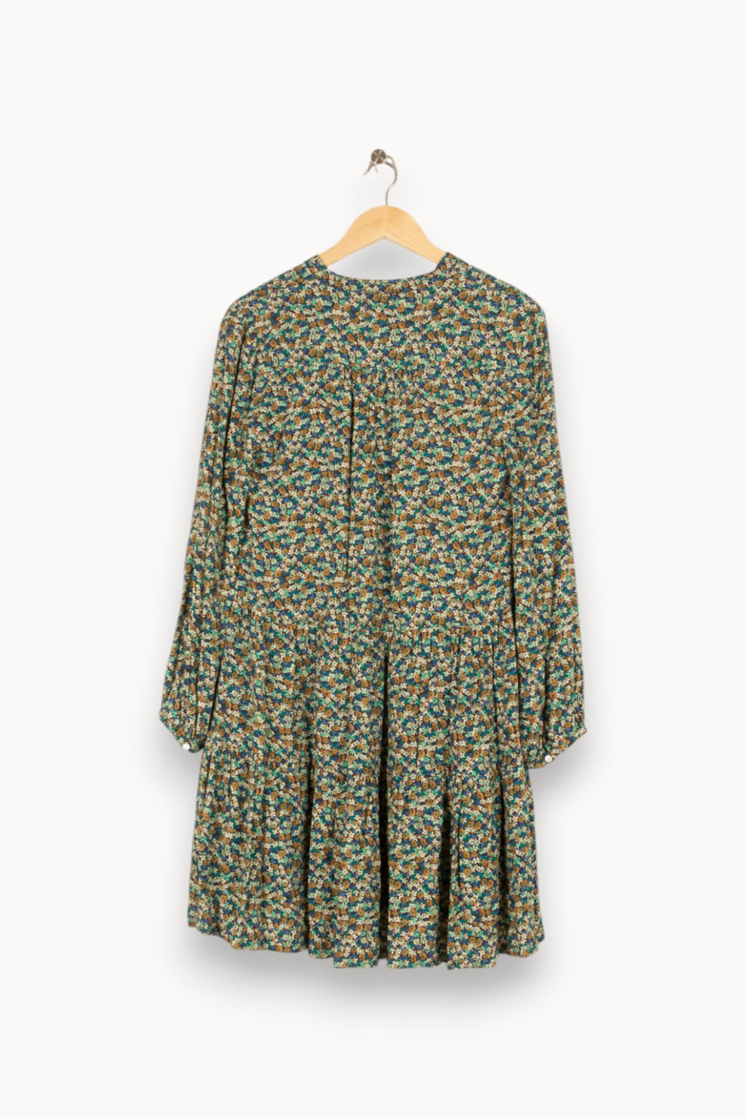 Robe verte à motifs - Taille S/36 de la marque Caroll | PARAD47814 - Vendu par Paradigme - Image 3
