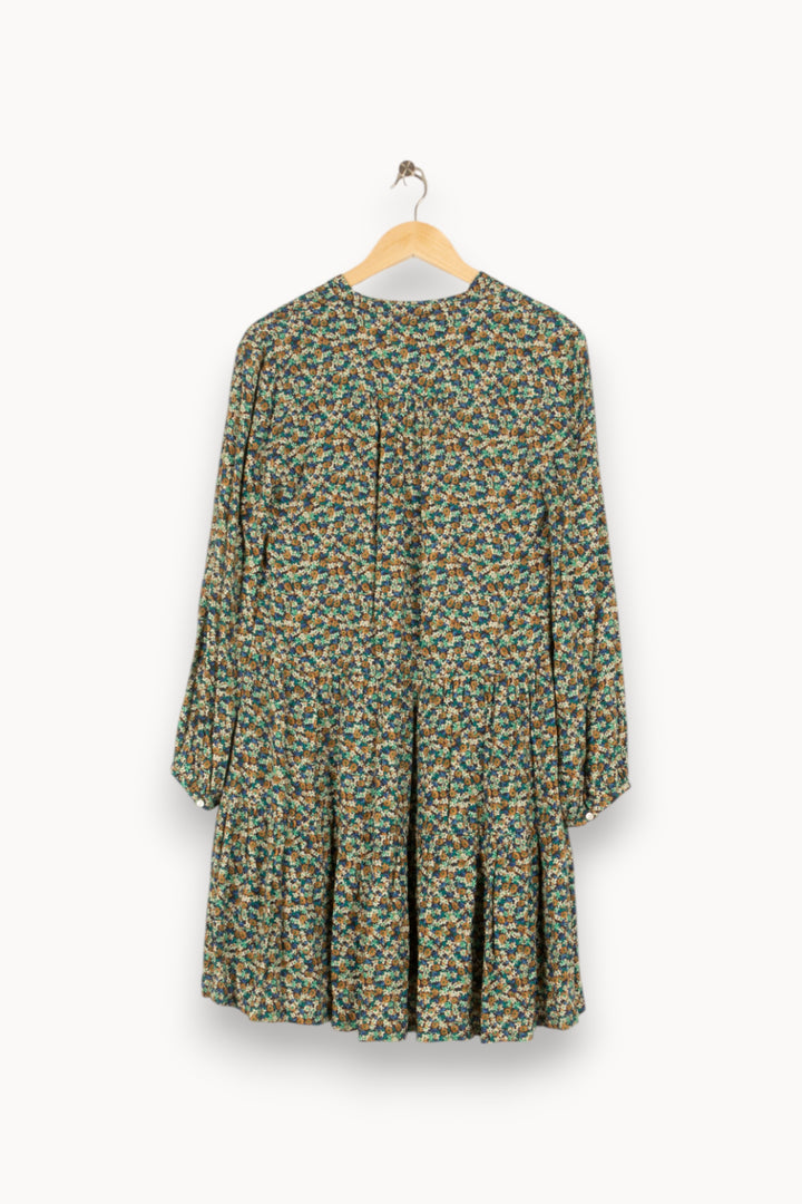 Robe verte à motifs - Taille S/36 de la marque Caroll | PARAD47814 - Vendu par Paradigme - Image 3