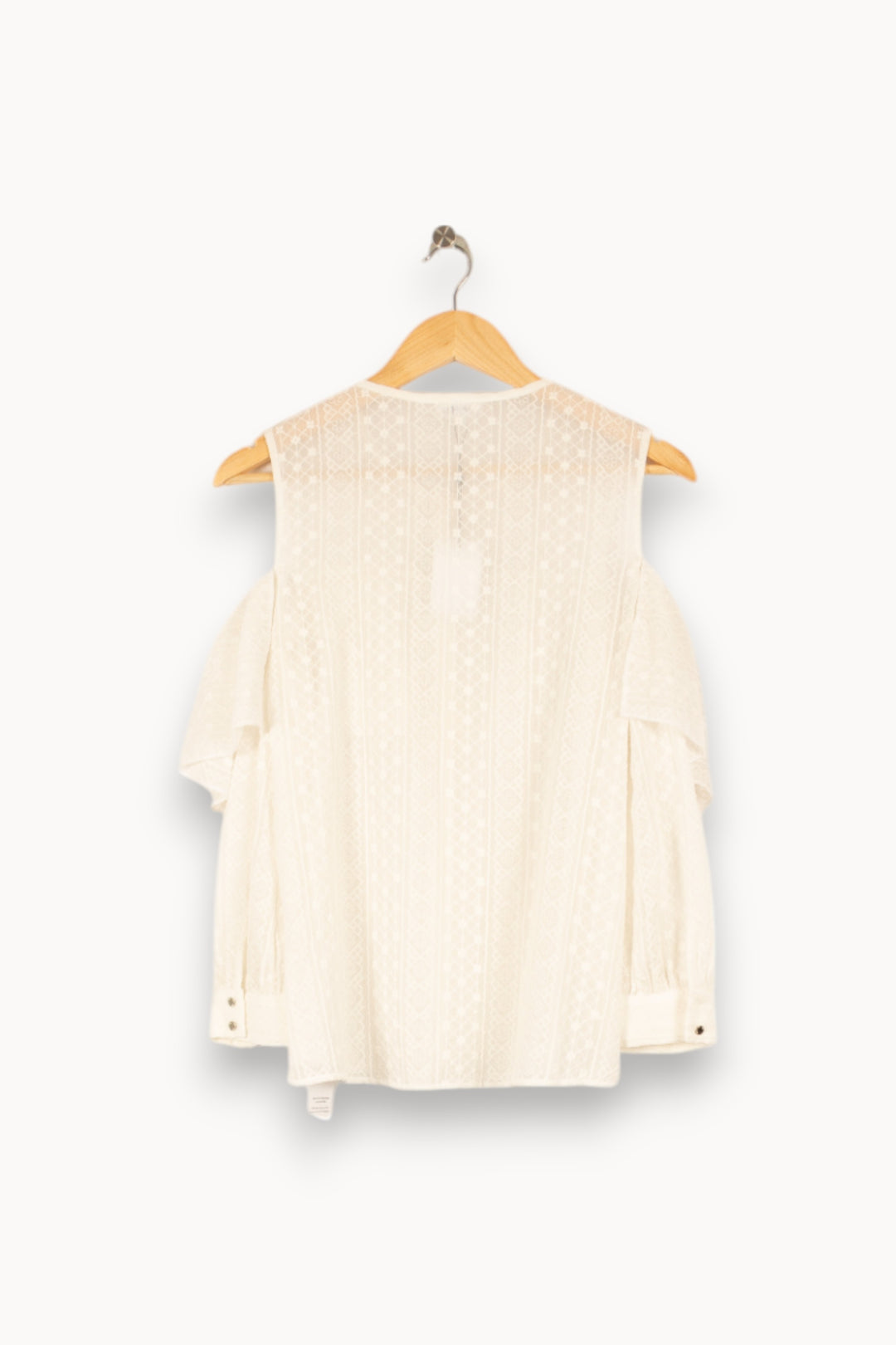 Blouse blanche - Taille M/38 de la marque Claudie Pierlot | PARAD47817 - Vendu par Paradigme - Image 3