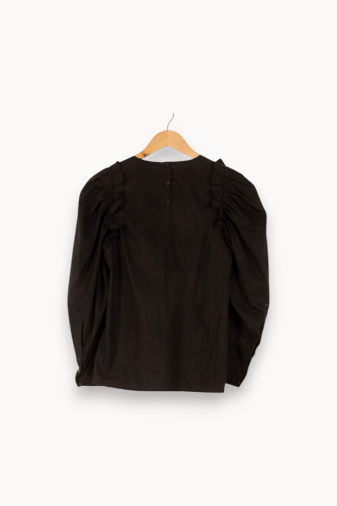 Chemise Noire - Taille S/36 de la marque ba&sh | PARAD47820 - Vendu par Paradigme - Image 4