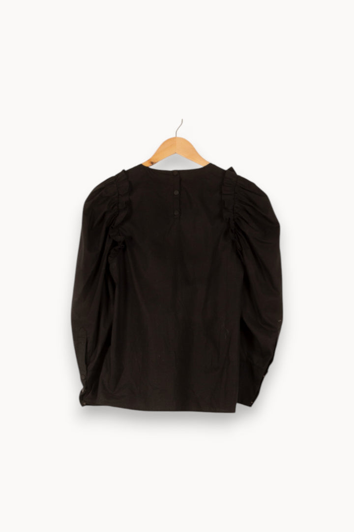 Chemise Noire - Taille S/36 de la marque ba&sh | PARAD47820 - Vendu par Paradigme - Image 4