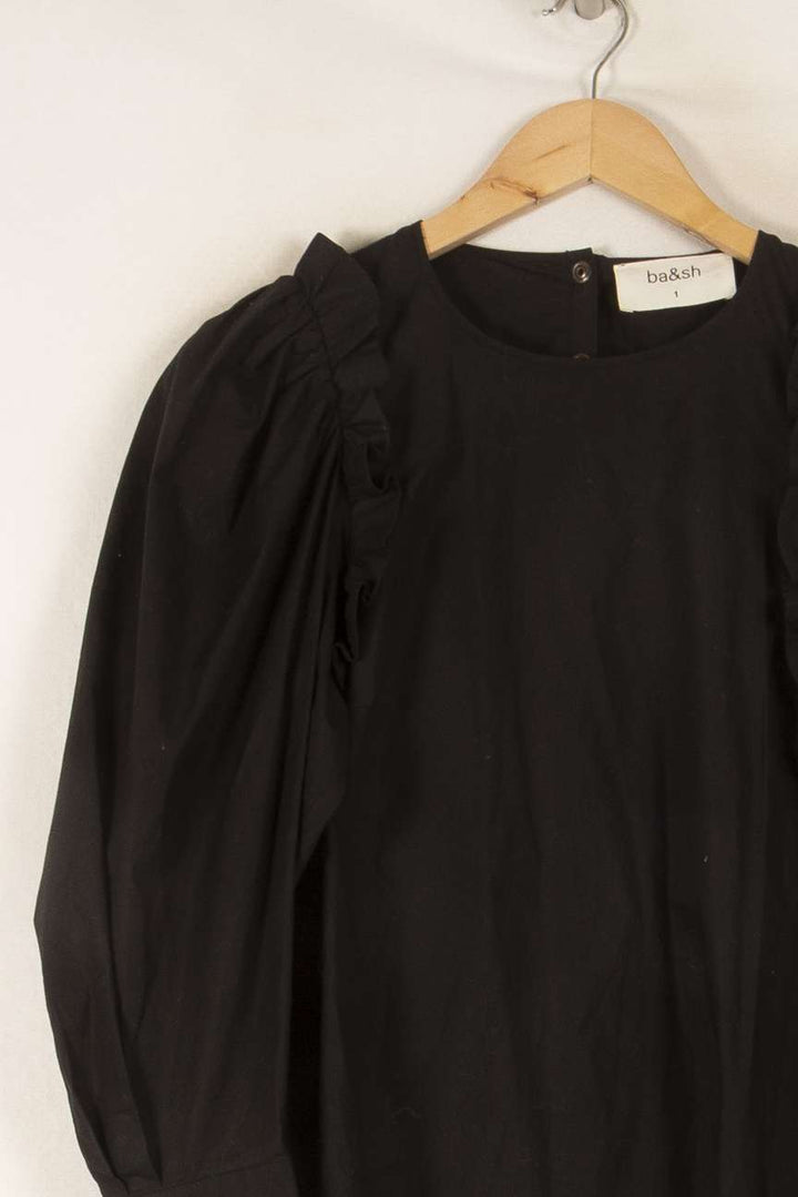 Chemise Noire - Taille S/36 de la marque ba&sh | PARAD47820 - Vendu par Paradigme - Image 3