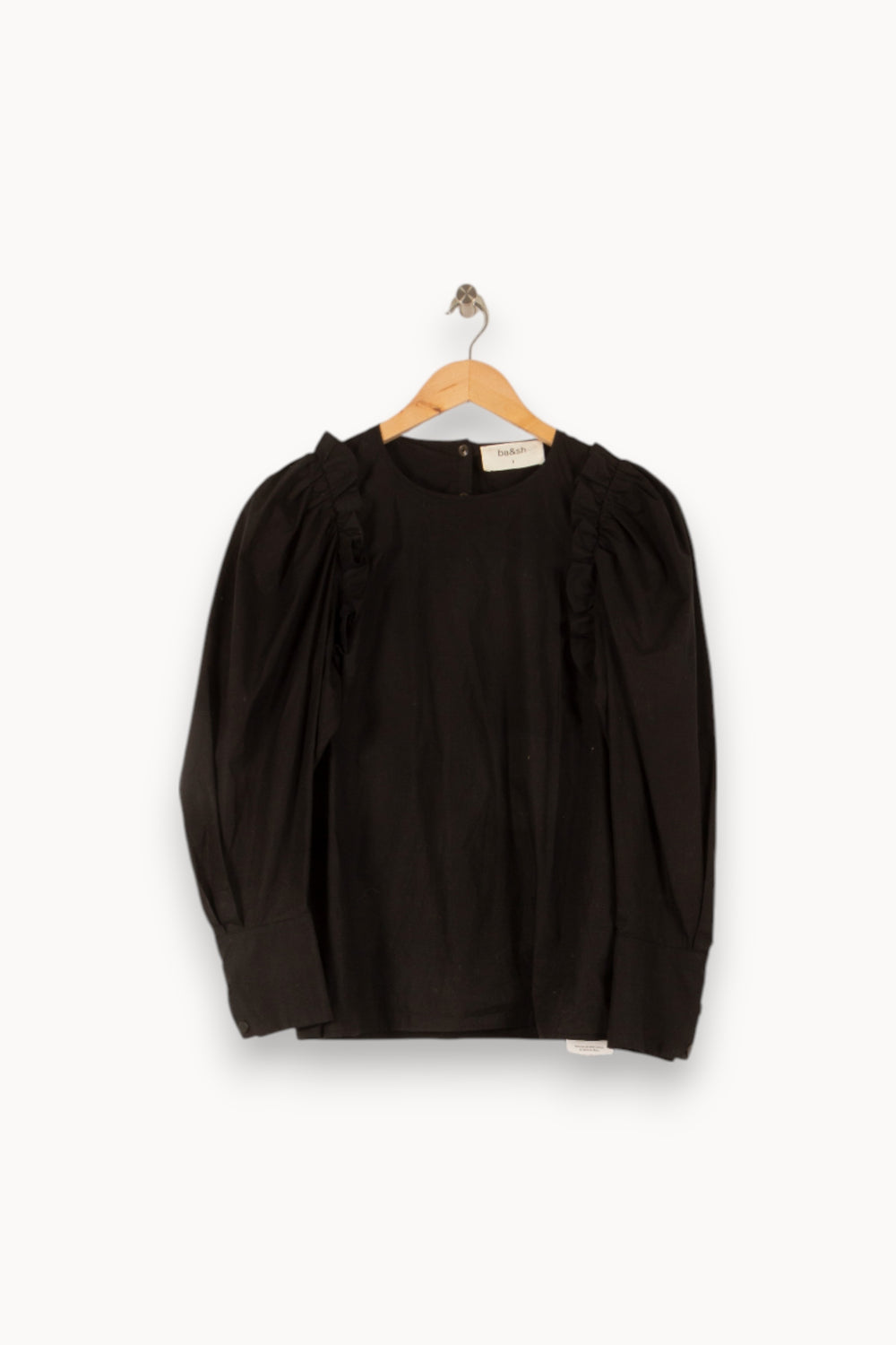 Chemise Noire - Taille S/36 de la marque ba&sh | PARAD47820 - Vendu par Paradigme - Image 2