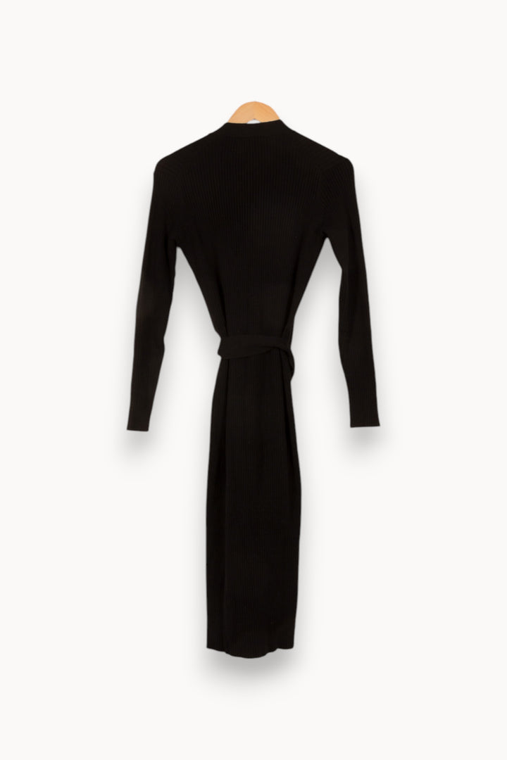 Robe côtelée noire - Taille S/36 de la marque ZAPA | PARAD47828 - Vendu par Paradigme - Image 3