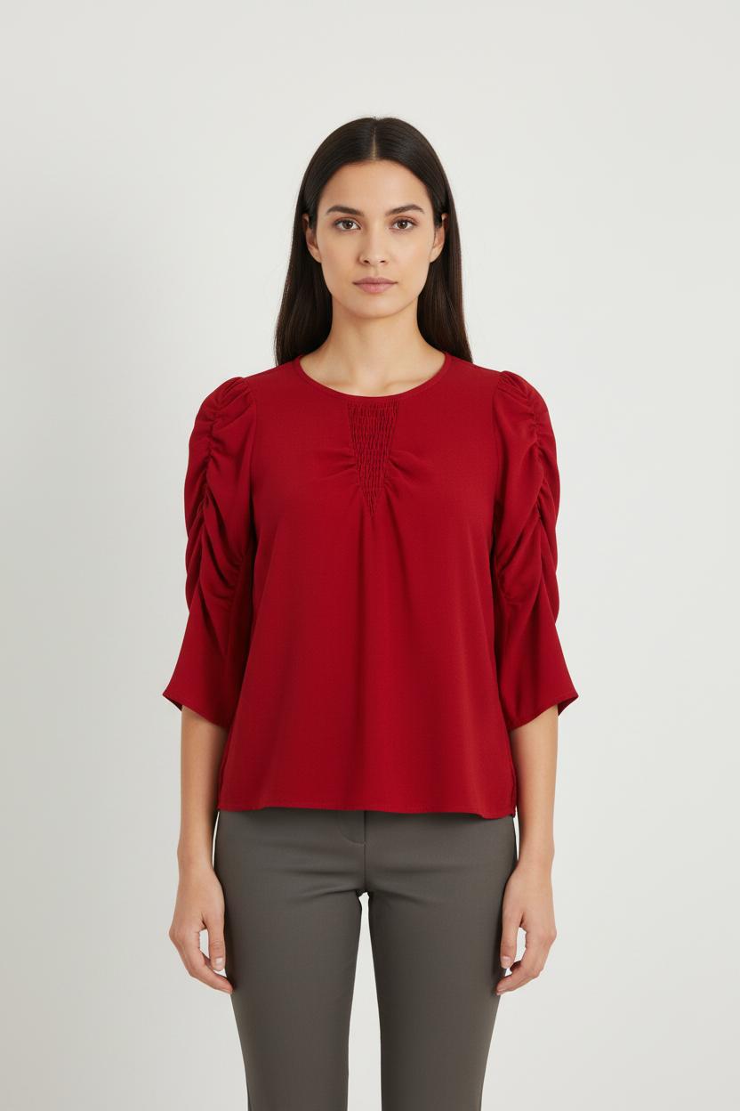 Blouse bordeaux - Taille M/38