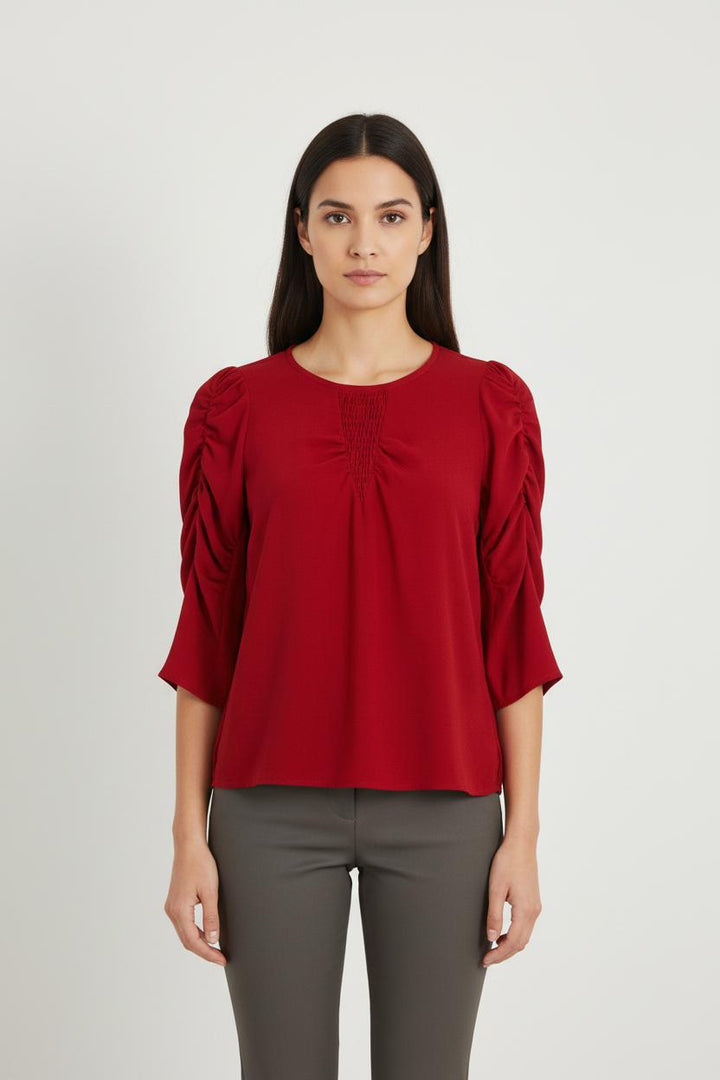 Blouse bordeaux - Taille M/38