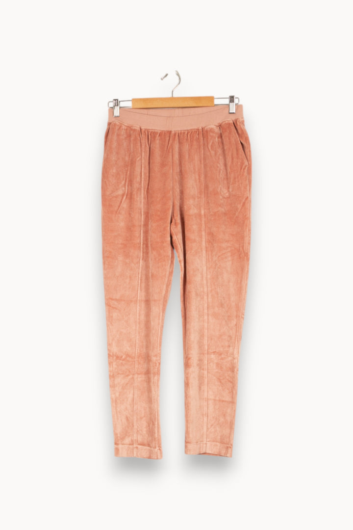 Jogging en velours rose - Taille M/38 de la marque American Vintage | PARAD47831 - Vendu par Paradigme - Image 1
