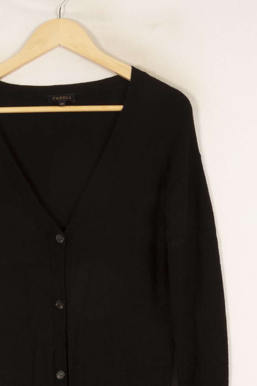 Robe longue noire - Taille XS/34 de la marque Caroll | PARAD47834 - Vendu par Paradigme - Image 2