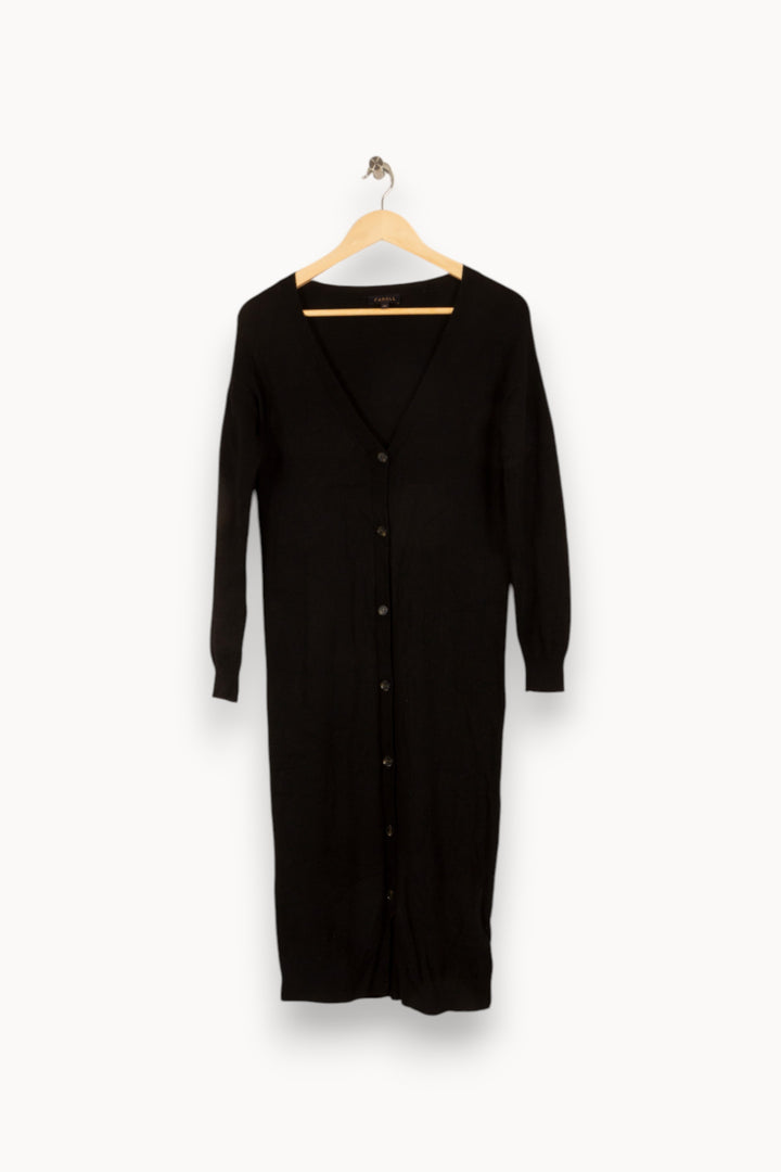 Robe longue noire - Taille XS/34 de la marque Caroll | PARAD47834 - Vendu par Paradigme - Image 1