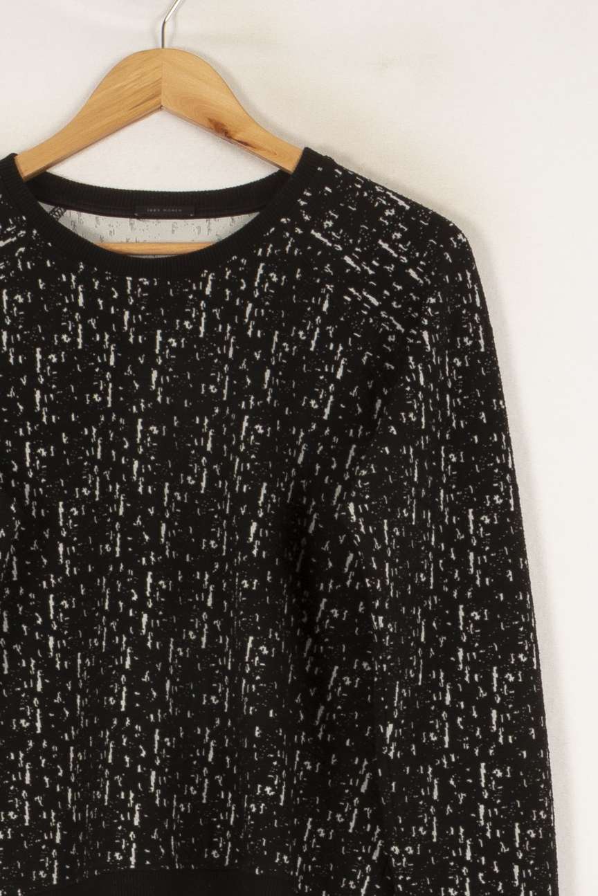 Sweat noir et blanc - Taille S/36 de la marque IKKS | PARAD47839 - Vendu par Paradigme - Image 2