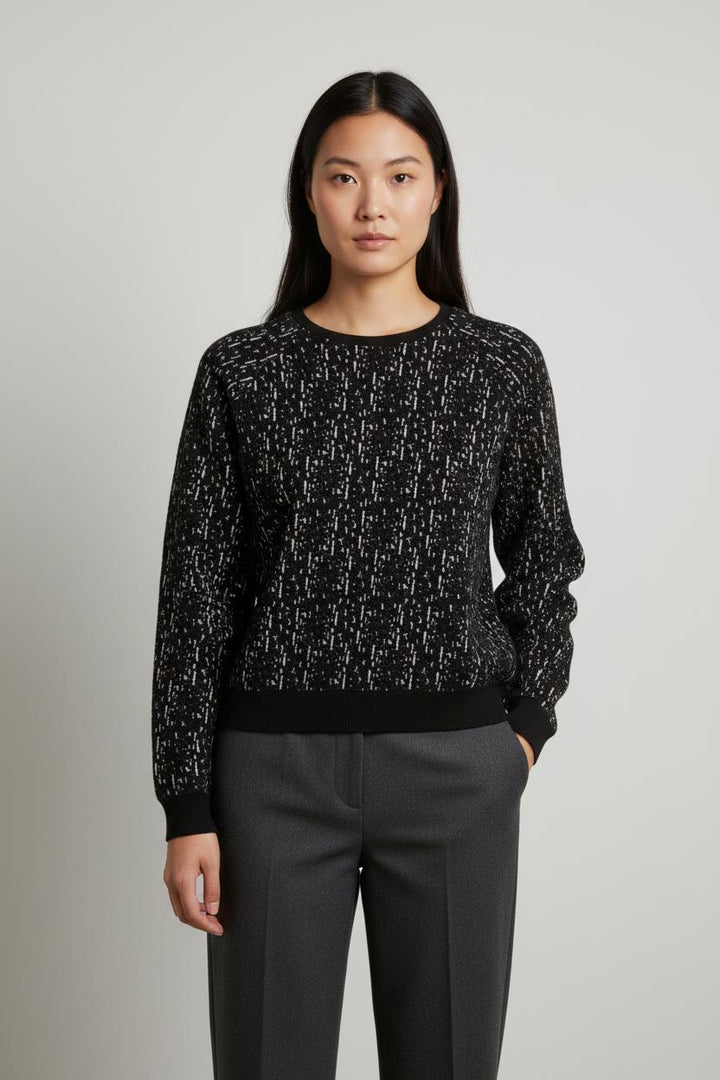 Sweat noir et blanc - Taille S/36