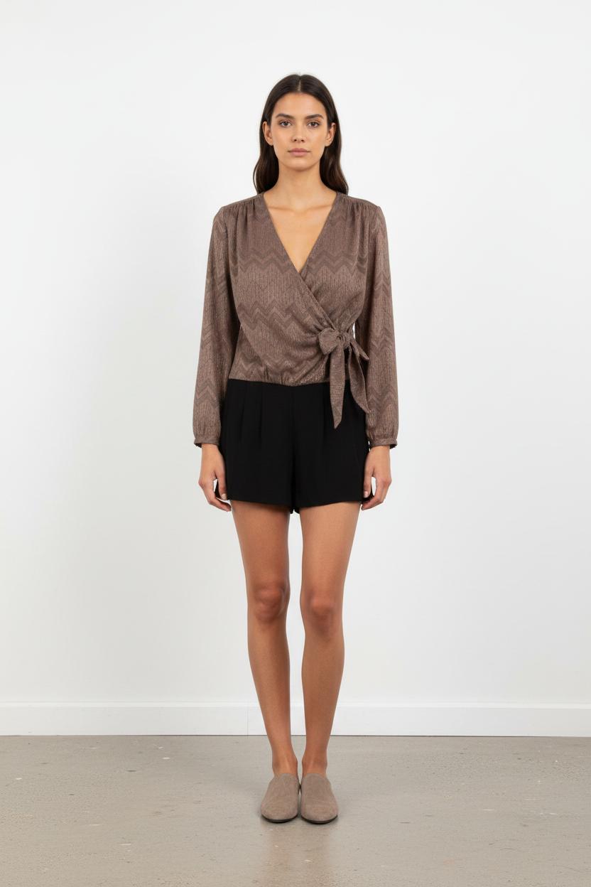 Combishort verte et noire - Taille M/38