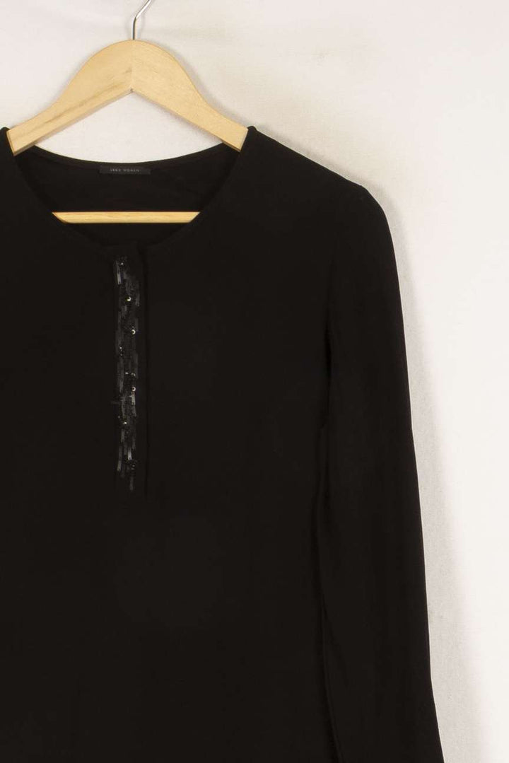 Blouse noire - Taille M/38 de la marque IKKS | PARAD47858 - Vendu par Paradigme - Image 2