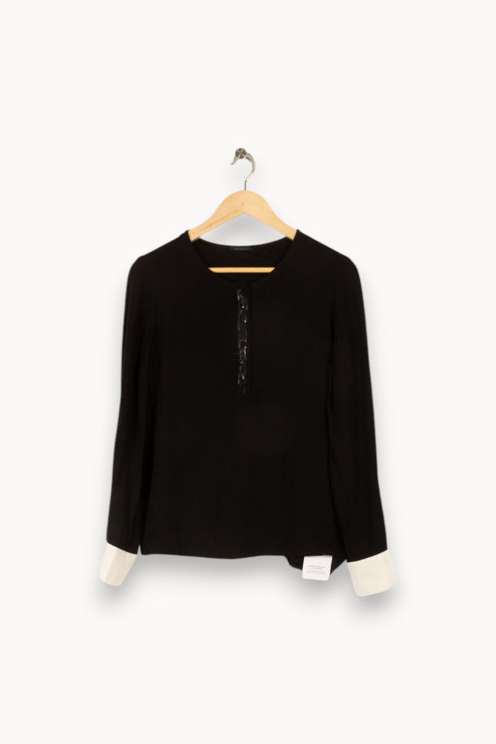 Blouse noire - Taille M/38 de la marque IKKS | PARAD47858 - Vendu par Paradigme - Image 1