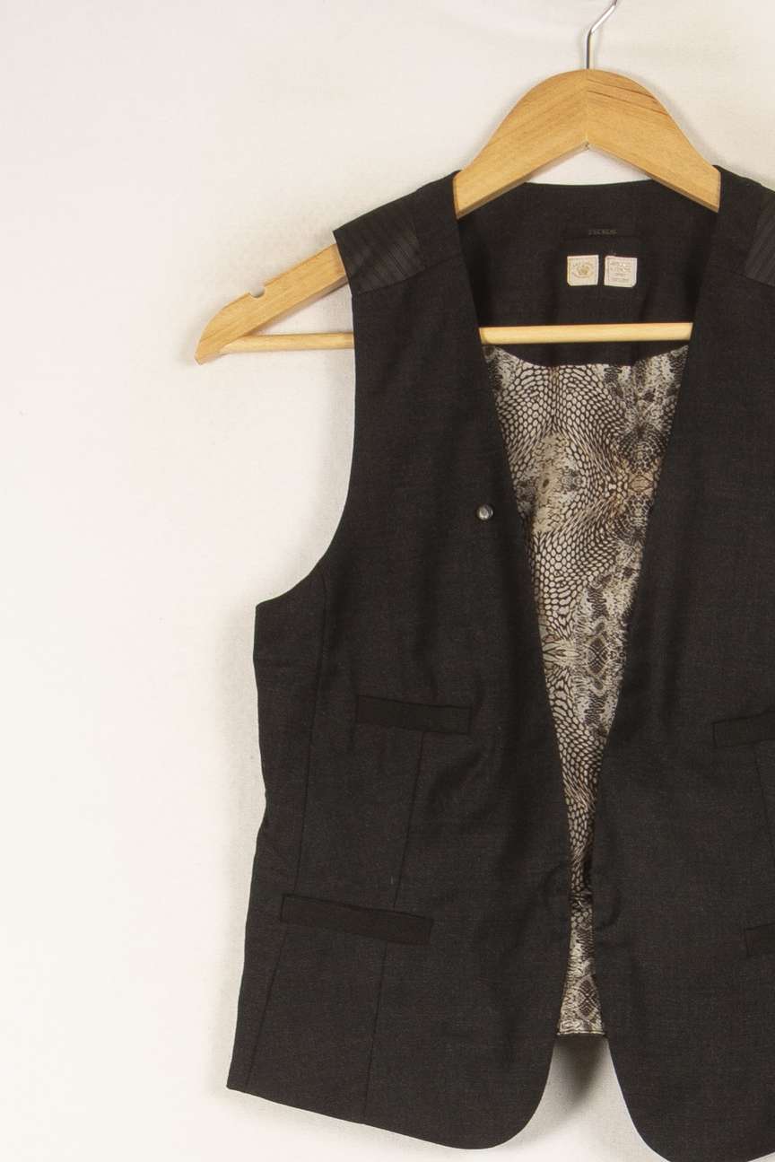 Veste grise foncée - Taille M/38 de la marque IKKS | PARAD47865 - Vendu par Paradigme - Image 2
