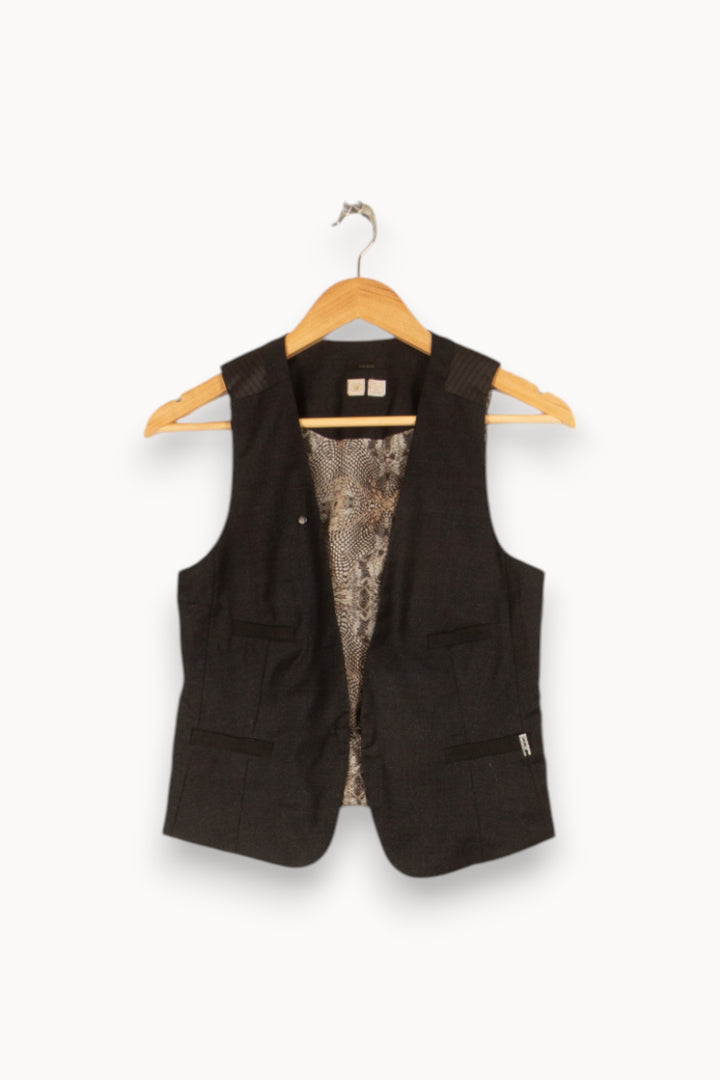 Veste grise foncée - Taille M/38 de la marque IKKS | PARAD47865 - Vendu par Paradigme - Image 1