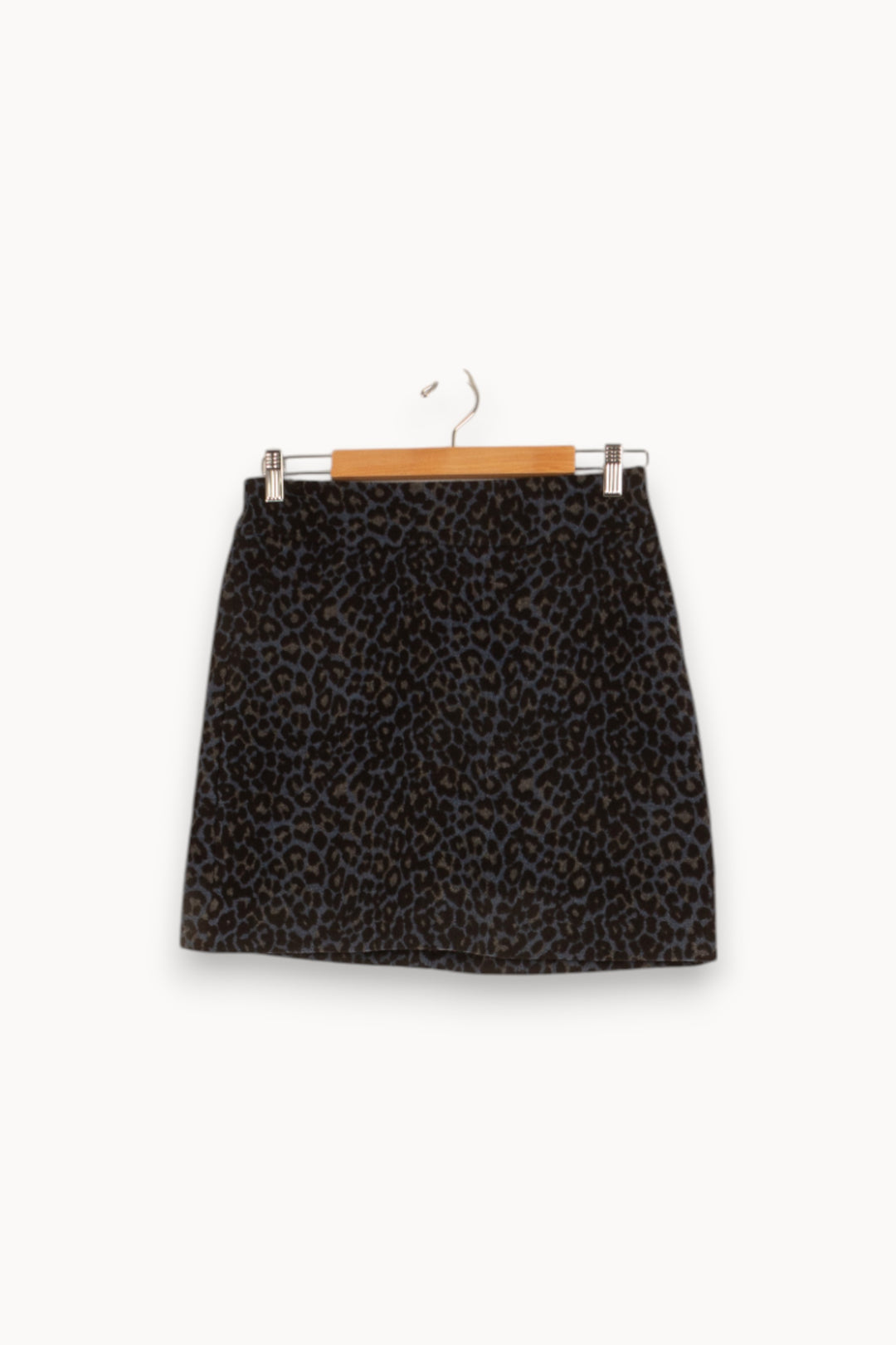Jupe bleue léopard - Taille M/38 de la marque Caroll | PARAD47870 - Vendu par Paradigme - Image 1