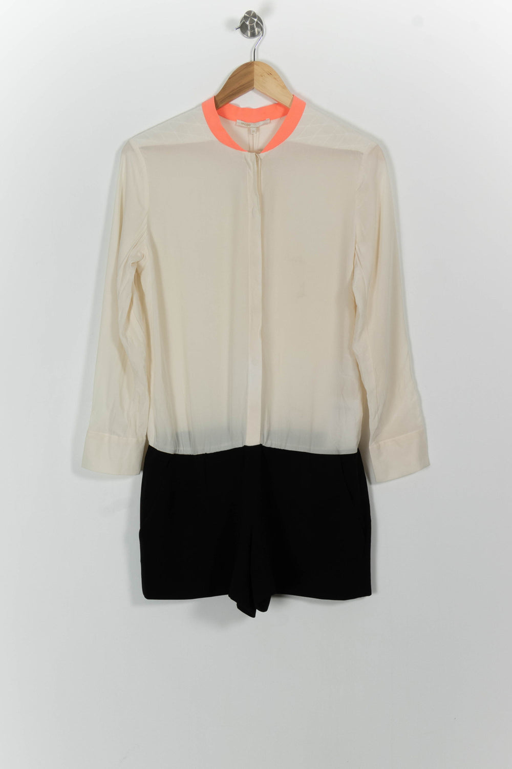 Combishort noir et blanc - Taille M/38 de la marque Maje | PARAD47872 - Vendu par Paradigme - Image 2