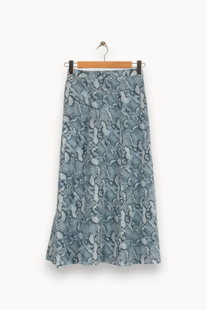 Jupe bleue croco - Taille XS/34 de la marque Zadig&Voltaire | PARAD47874 - Vendu par Paradigme - Image 3