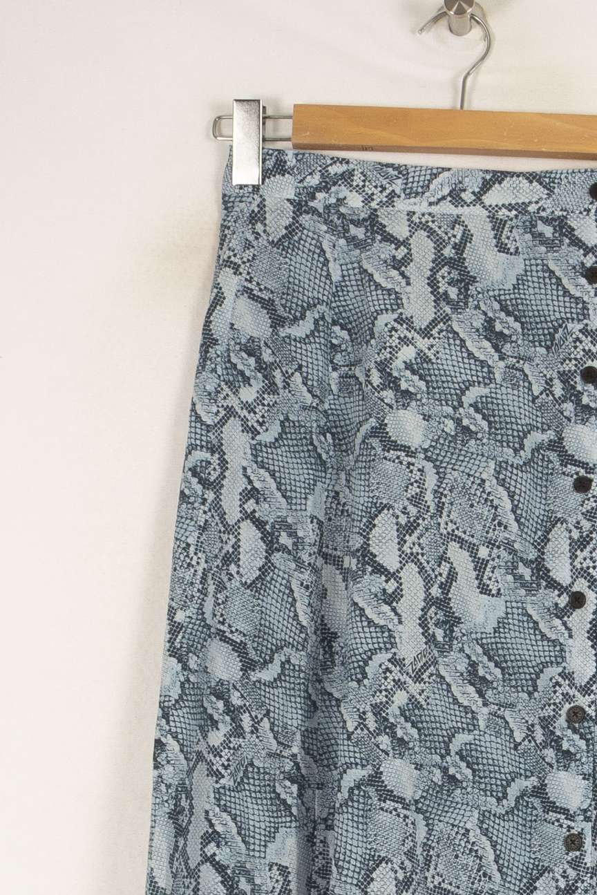 Jupe bleue croco - Taille XS/34 de la marque Zadig&Voltaire | PARAD47874 - Vendu par Paradigme - Image 2