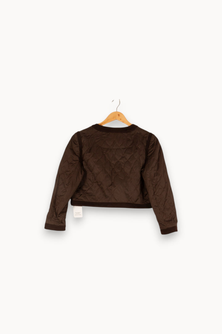 Veste matelassée marron - Taille XL/42 de la marque Paule Ka | PARAD47875 - Vendu par Paradigme - Image 3