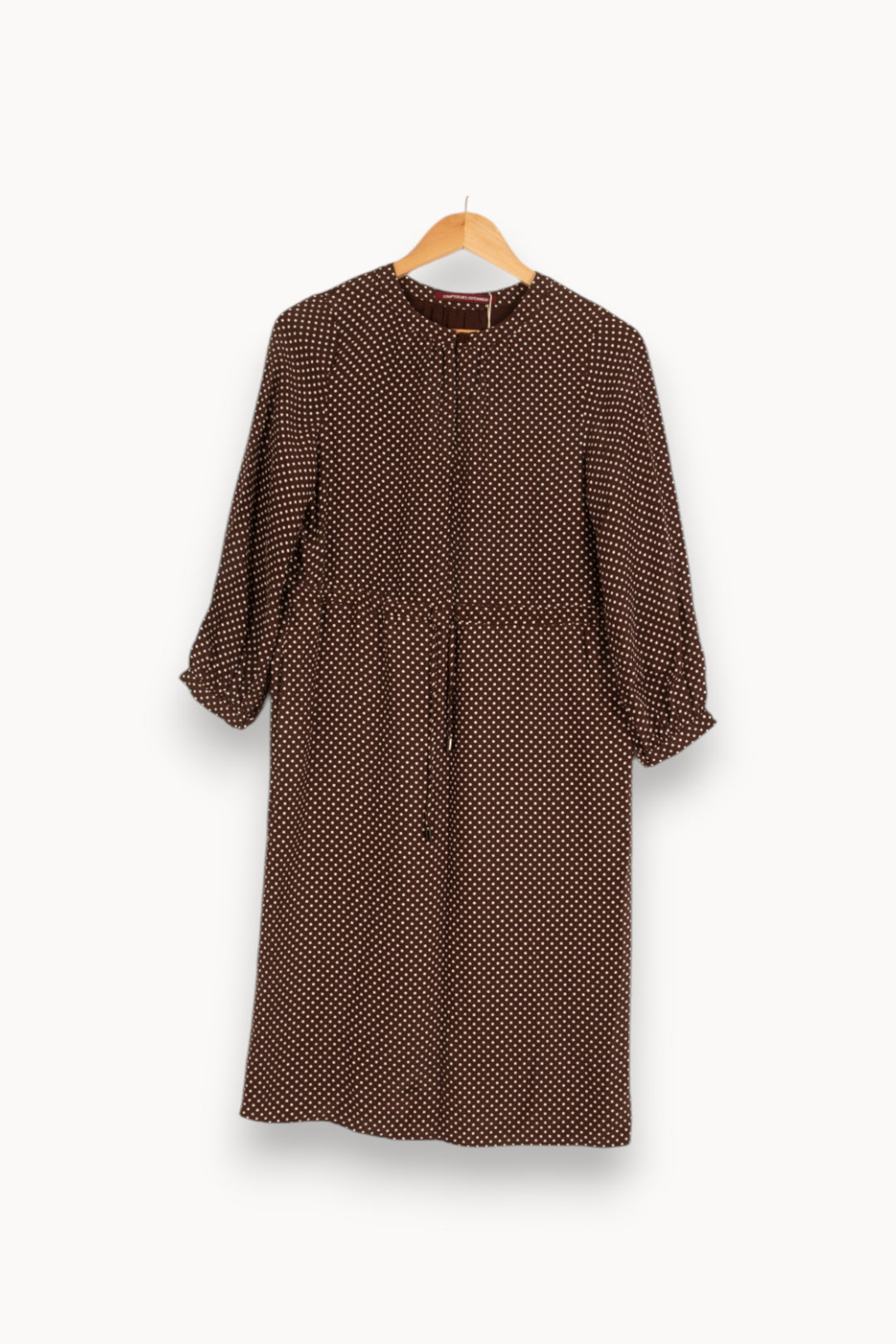 Robe marron à pois - Taille XS/34 de la marque Comptoir des Cotonniers | PARAD47884 - Vendu par Paradigme - Image 1