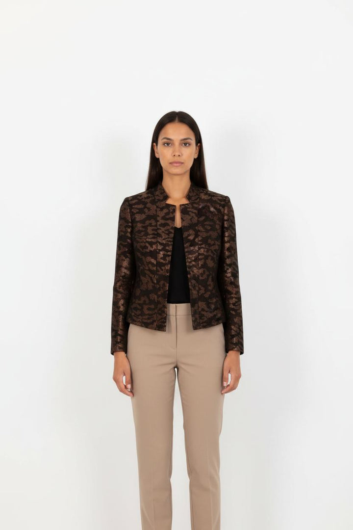 Veste noire et marron - Taille S/36