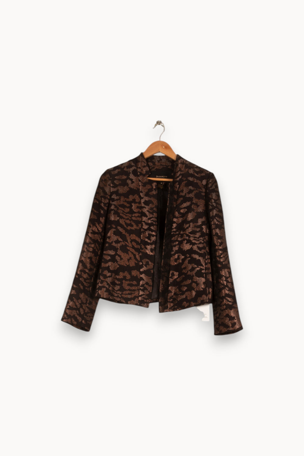 Veste noire et marron - Taille S/36 de la marque Bérénice | PARAD47897 - Vendu par Paradigme - Image 1