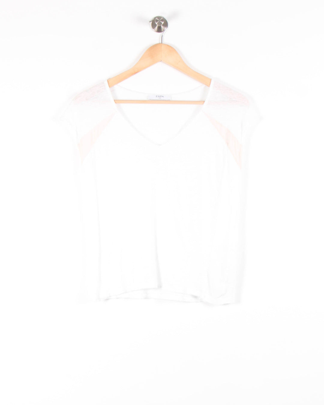 Tee-shirt Blanc - Taille XS/34 de la marque ZAPA | PARAD47898 - Vendu par Paradigme - Image 2