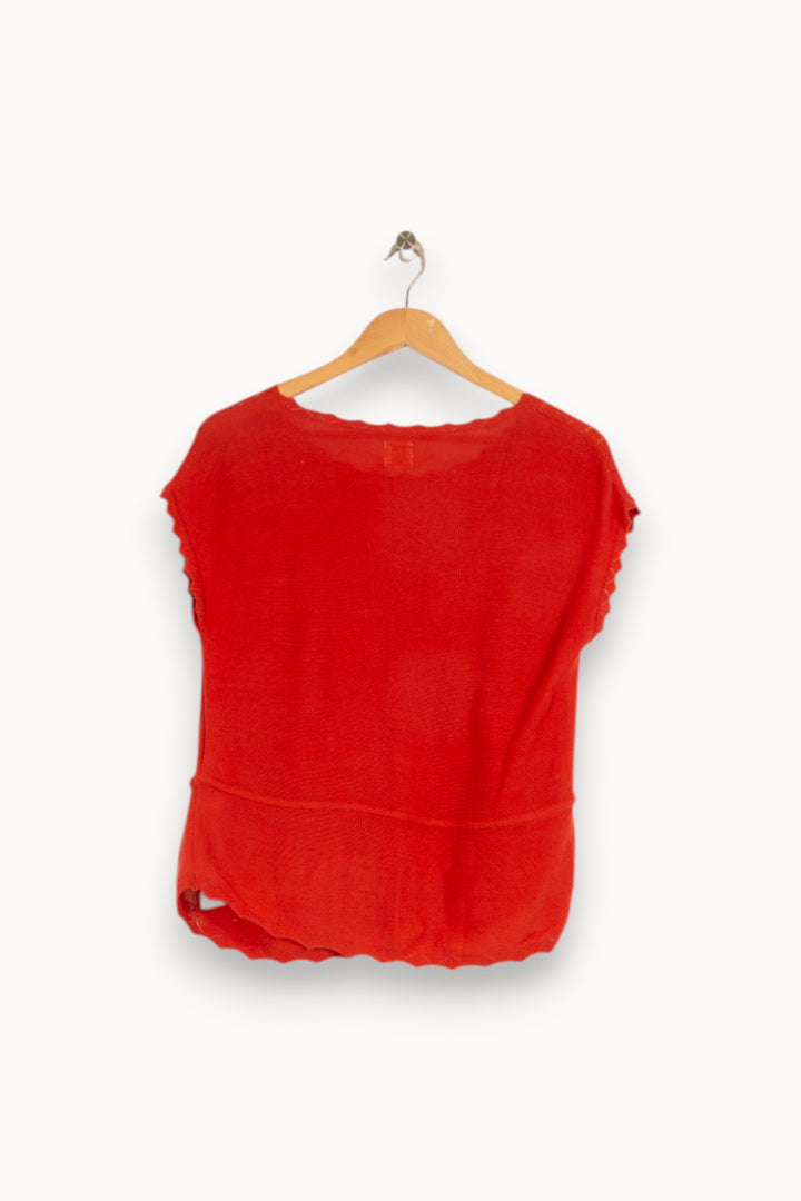 Top orange/rouge - Taille S/36 de la marque Des petits hauts | PARAD47901 - Vendu par Paradigme - Image 3