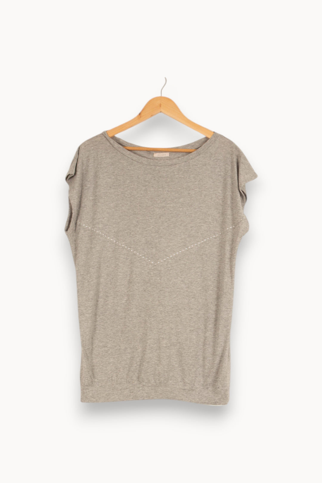 T-shirt gris - Taille XS/34 de la marque Sessùn | PARAD47905 - Vendu par Paradigme - Image 1