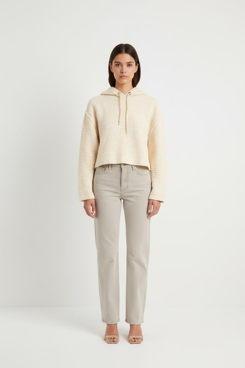 Sweat à capuche beige - Taille S/36