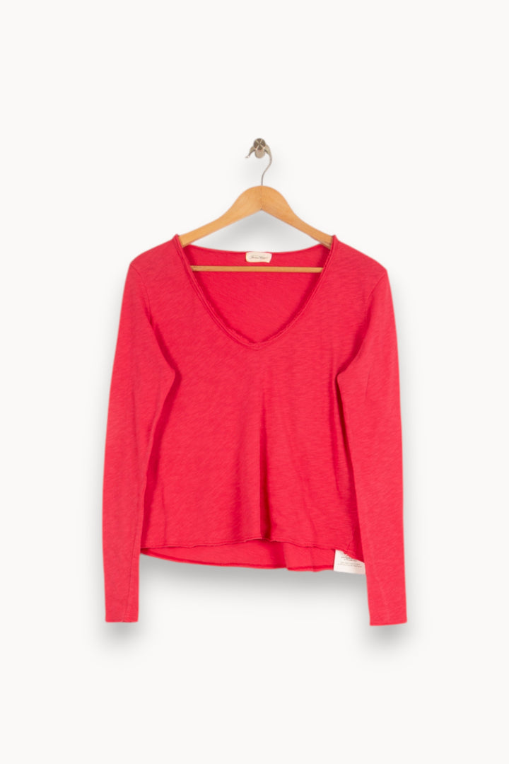 Sweat rose - Taille S/36 de la marque American Vintage | PARAD47933 - Vendu par Paradigme - Image 1