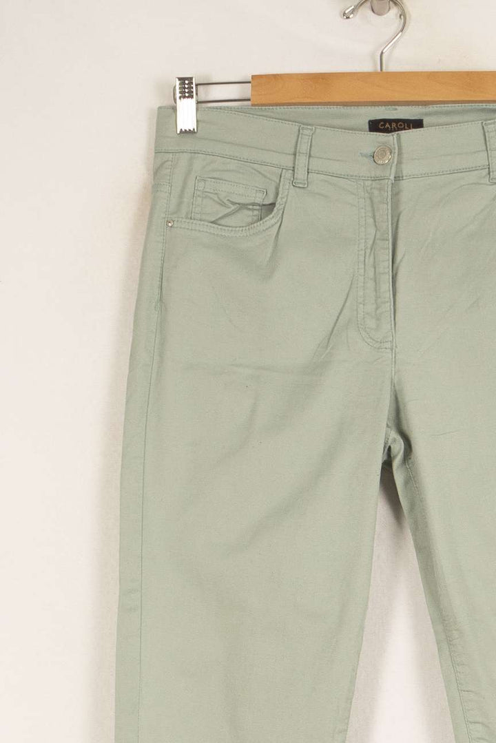 Pantalon vert - Taille XL/42 de la marque Caroll | PARAD47946 - Vendu par Paradigme - Image 2