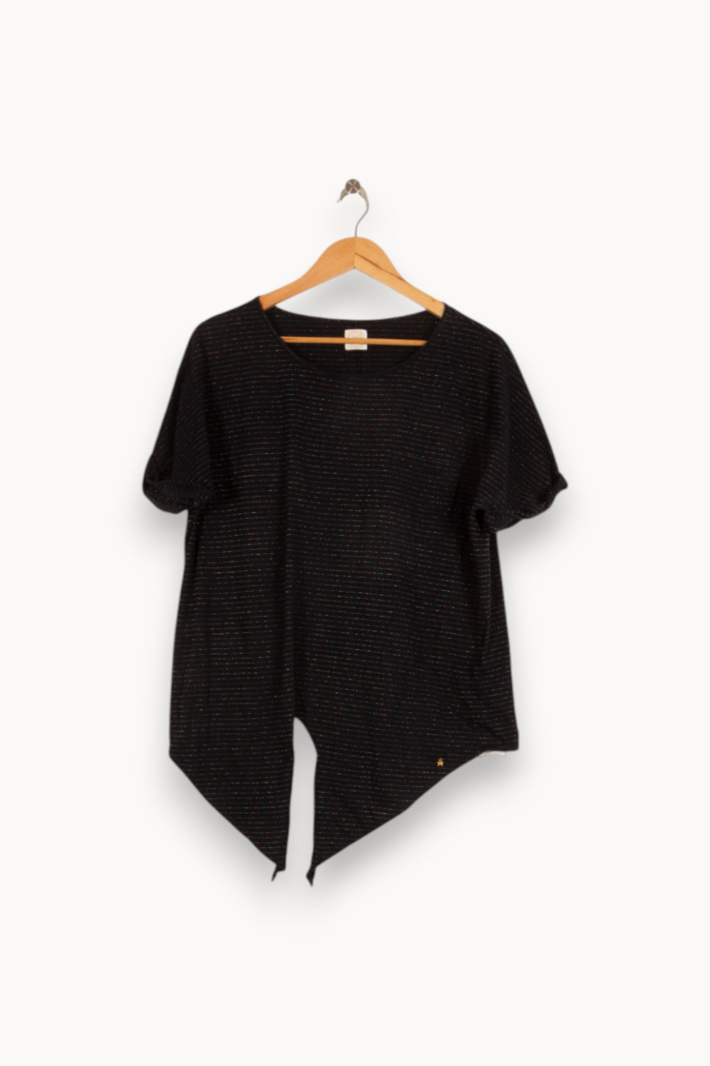 T-shirt bleu rayé - Taille M/38 de la marque Des petits hauts | PARAD47947 - Vendu par Paradigme - Image 1