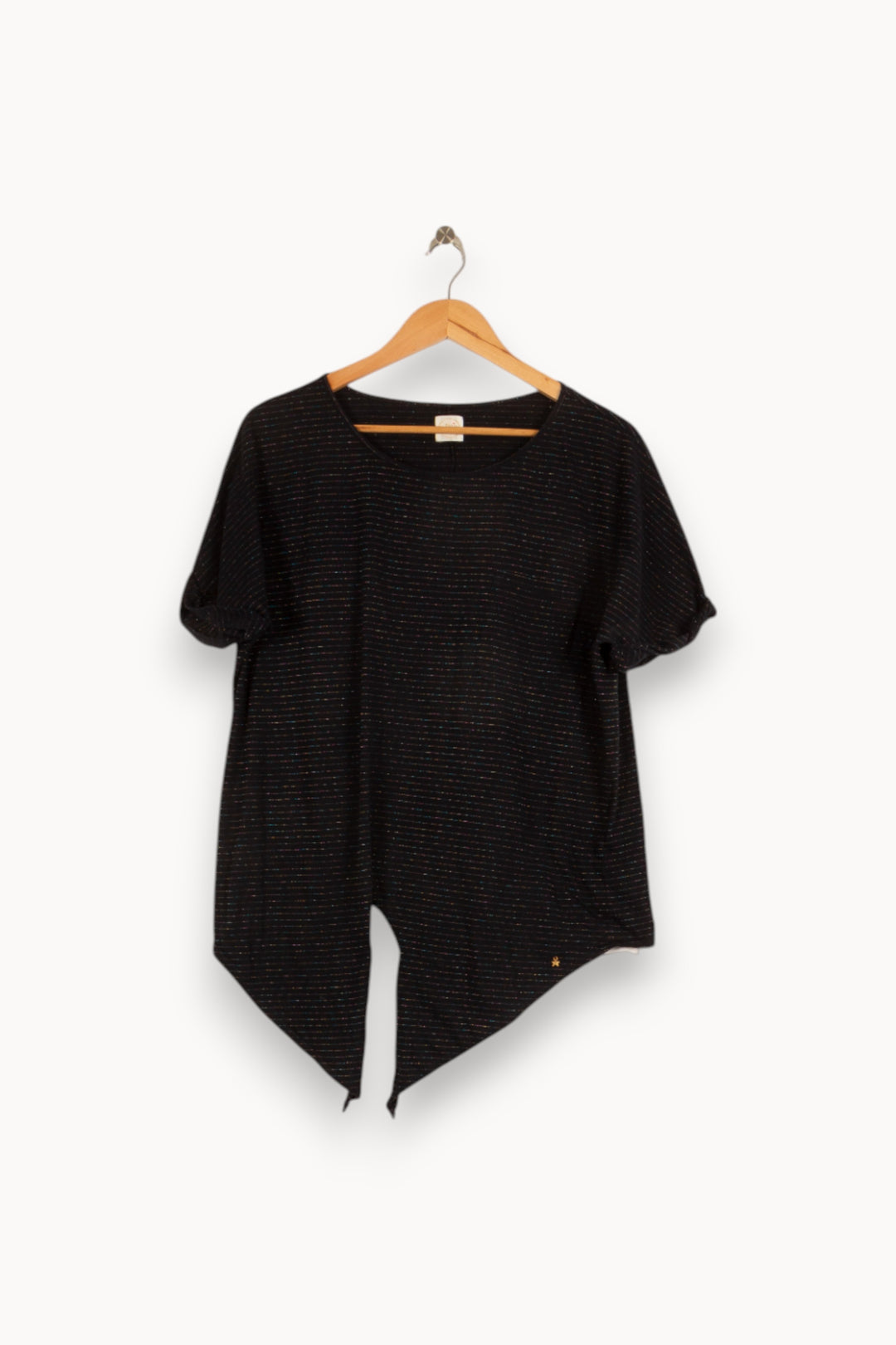 T-shirt bleu rayé - Taille M/38 de la marque Des petits hauts | PARAD47947 - Vendu par Paradigme - Image 1